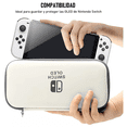thumbnail image 2 of Estuche Protector y Bolsa de Almacenamiento para Switch Oled Blanco BLOOSOM, 2 of 4