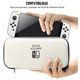 thumbnail image 2 of Estuche Protector y Bolsa de Almacenamiento para Switch Oled Blanco BLOOSOM, 2 of 4