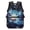 Blue Axolotl Print, variant on Aplkyhs School Backpack for Boys Girls Ages 6-18 Ergonomic Padded Adjustable Straps Large Capacity Multi Compartment Bookbag for Elementary Middle High School Capybara Watermelon