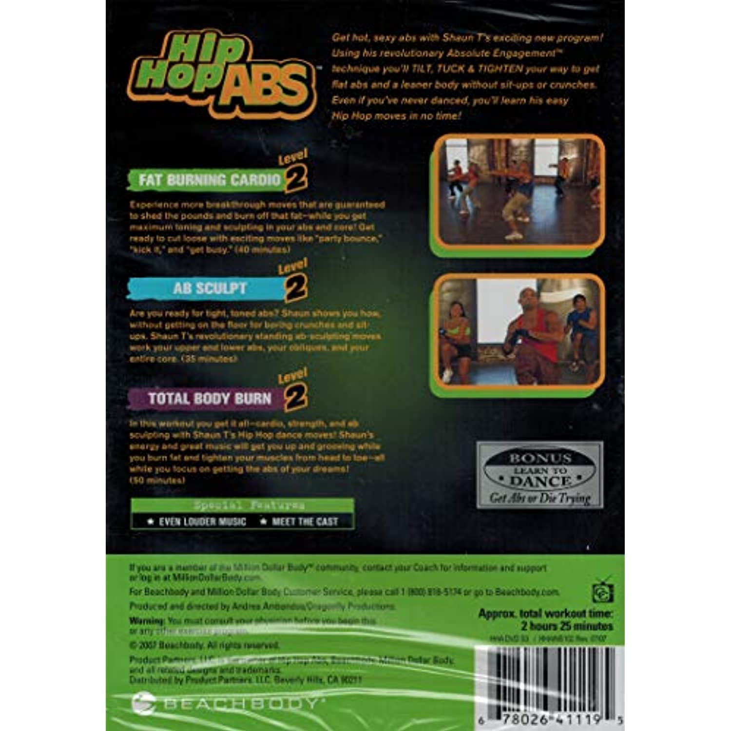 Hip Hop ABS 3 Workouts Level 2 DVD Walmart
