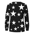 thumbnail image 4 of Fznquz Winter Womens Crewneck Sweatshirt Long Sleeve Black Pullover Tops Casual 2025 Loose Fit Womens Fashion, 4 of 5