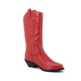 thumbnail image 4 of Western Cowboy Pointed Toe Knee High Pull On Tabs Boots, 4 of 4
