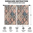 thumbnail image 2 of Blackout Kids Curtains,Boho Bohemia Flower Childrens Insulated Curtains Set Of 2,Bedroom Essentials,Toddler Room Decor 52"x84"(132x213cm), 2 of 4