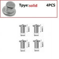 thumbnail image 1 of BTOER Tenon Center Dowel Center Point Pins Power Tools 4Pcs Set Chrome Plating Dowel Centre Point For Accurately Aligning, 1 of 9