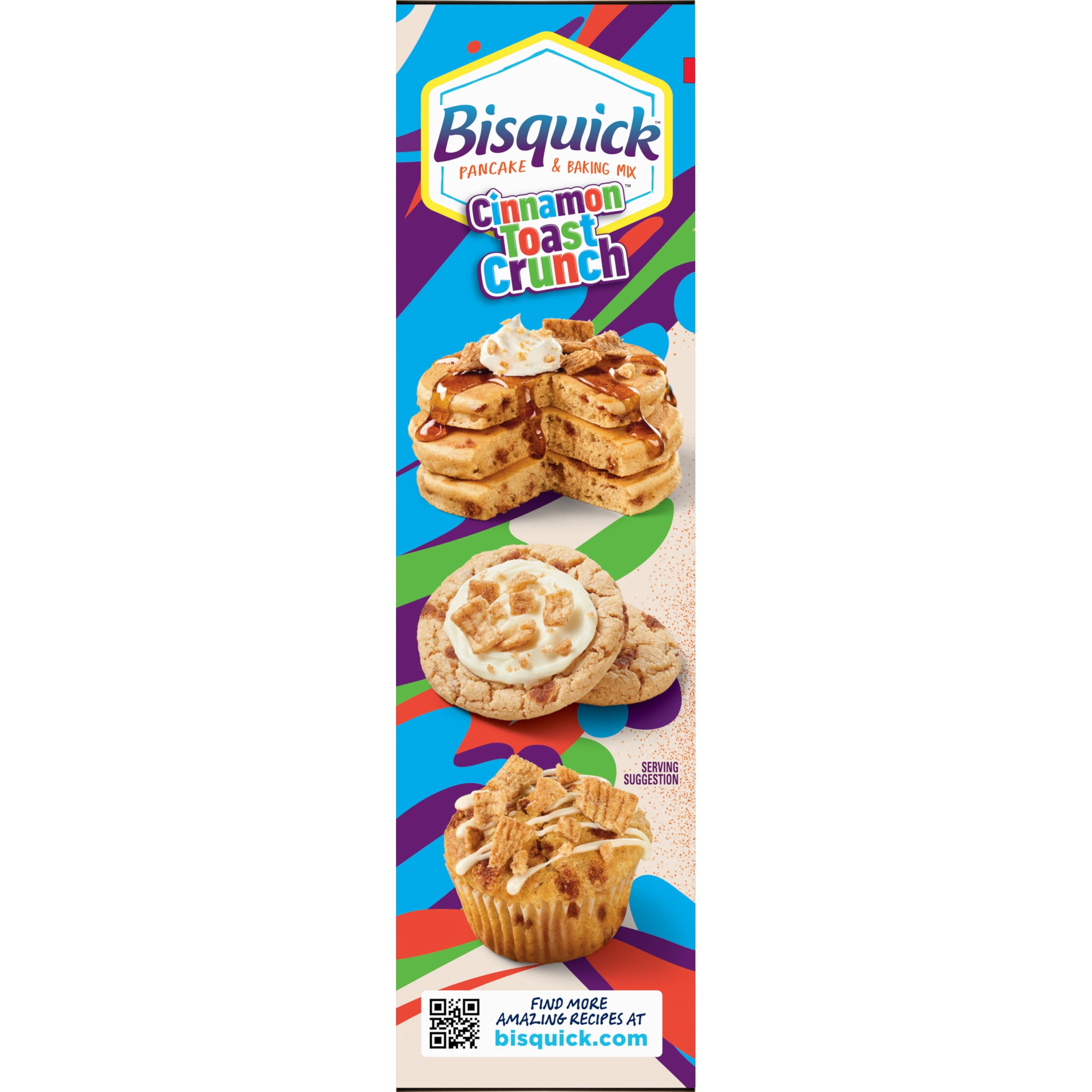 Betty Crocker Bisquick Pancake and Baking Mix, Cinnamon Toast Crunch, 20 oz