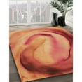 thumbnail image 3 of Ahgly Company Machine Washable Indoor Rectangle Transitional Orange Area Rugs, 8' x 12', 3 of 7