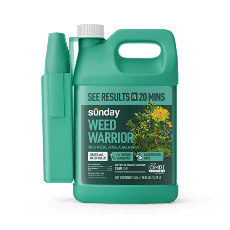 Sunday Weed Warrior Non-Selective Herbicide Gallon Sprayer 1 gal./128 oz.