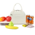 thumbnail image 4 of AO ALI VICTORY Lunch Box Lunch Bag Insulated Lunchbox Cute Reusable Lunch Tote bags for School Work Picnic for Kids Girls Women（Beige）, 4 of 10