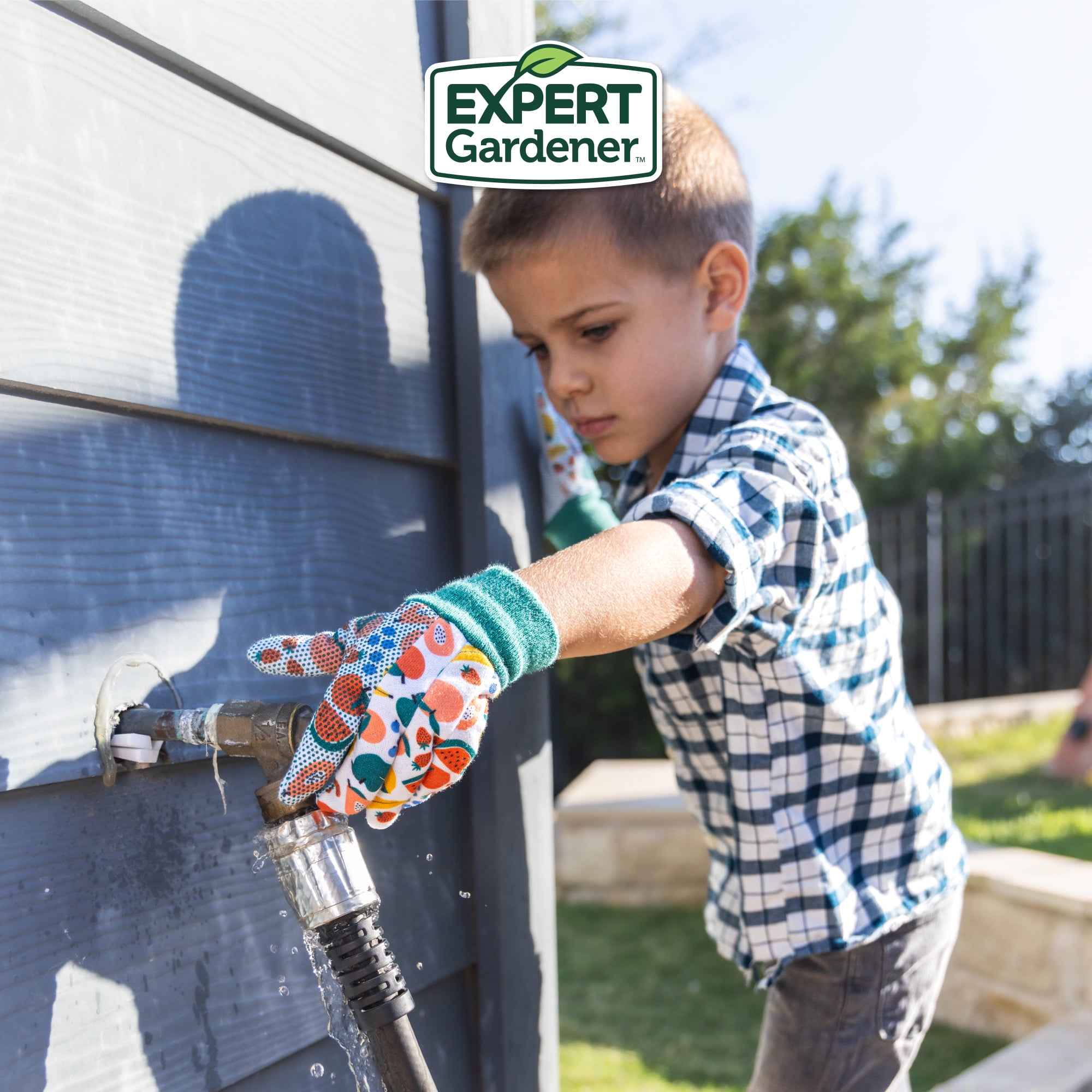 Expert Gardener Kids Jersey Gardening Gloves