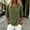 Army Green, variant on Womens Half Zip Pullover Top, Loose Fit Long Sleeve Polo Shirt with Pocket, Dark Blue,Size M