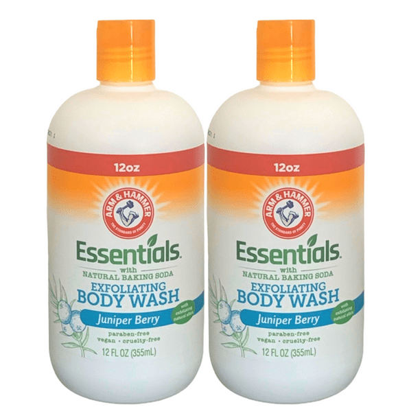 Arm & Hammer Essentials Exfoliating Body Wash 12fl oz Juniper Berry