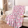 thumbnail image 2 of Cute Halloween Ghosts Pattern Round Blanket,Comfortable Soft Flannel Throw Blanket,All Season,Warm Lightweight Blankets for Sofa Bed Couch Living Room Chair 60"x60", 2 of 5
