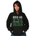 thumbnail image 4 of Funny Kiss Me I'm Irish St Patricks Hoodie Sweatshirt Women Men Brisco Brands S, 4 of 6