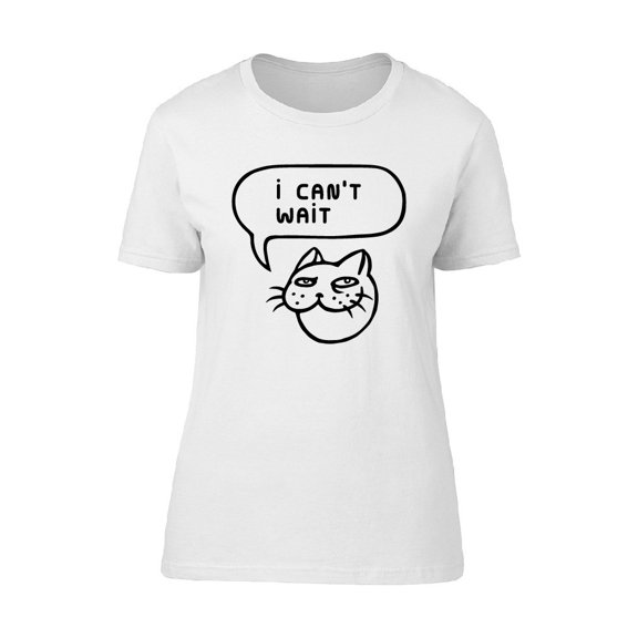 Cat Cant Wait Tee Men's -Image by Shutterstock