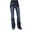 Dark Blue, variant on Flare Jeans for Women Fashion Bootcut Jeans Classic High Waisted Stretchy Trendy Denim Pants with Pockets