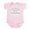 Petal Pink, variant on CafePress - Cute Twin Brother Infant Bodysuit - Baby Light Bodysuit, Size Newborn - 24 Months