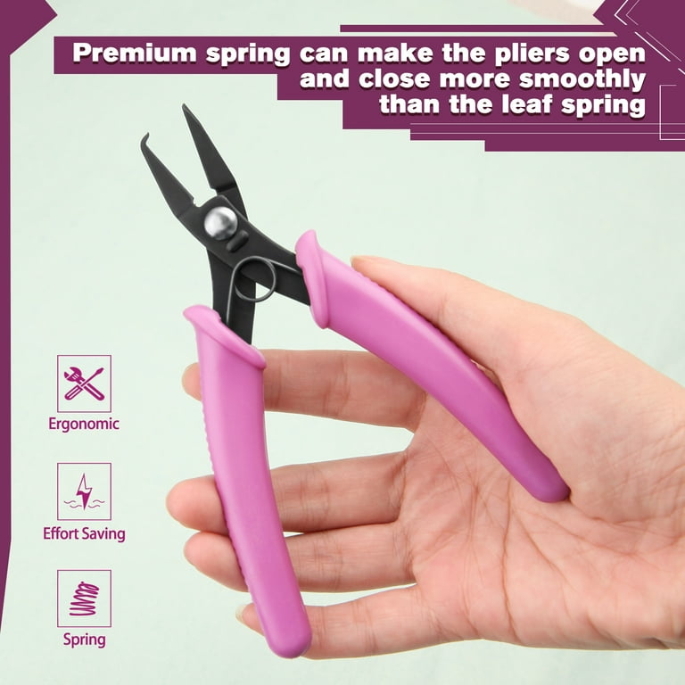 SPEEDWOX Split Ring Opening Pliers Ring Splitter Plier Jump Ring Opener Finger Tool Keychain Pliers For Jewelry Making o Ring Pliers Split Ring Pliers