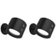 thumbnail image 2 of Paquete de 2 lámparas de pared magnéticas inteligentes | Luz nocturna LED recargable por USB | Temperatura de tres colores | Luminaria interior regulable con control remoto | Rotación de 360°, 2 of 9