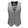 thumbnail image 2 of pstuiky Camisetas sin mangas para hombre, Camiseta sin mangas con cuello tipo blazer, estampado, con botones y cuello tipo chaleco ajustado para hombre Camisas de hombre xxxxl, 2 of 4
