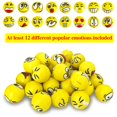 thumbnail image 3 of 40 bolas de espuma para aliviar el estrés, mini bolas divertidas de 2 pulgadas para apretar la cara, bolas de espuma para aliviar el estrés, regalos para compañeros de trabajo en el aula, regalos para, 3 of 5