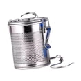 thumbnail image 1 of lingqin Mesh Tea Ball Infuser Accessory Lightweight Filter for Restaurant Home Stews 8cmx9cm, 1 of 9