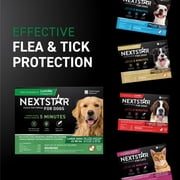 (2 pack) NEXTSTAR Flea & Tick Topical Prevention for Dogs 45-88 lbs, 3-Month Supply