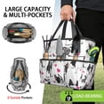 thumbnail image 2 of Garden Tool Bag,Pug and Love Heart Garden Tool Organizer,Garden Gifts,Waterproof Multi-Pocket Garden Tool Storage 11.8x5.5x11.4 Inch(Tools NOT Included), 2 of 6