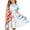 Multicolor6, variant on YUANxueke Girls 4th of July Mini A-Line Dresses Crew Neck Short Sleeve Patriotic Dress Independence Day Outfit for 4-14 Years