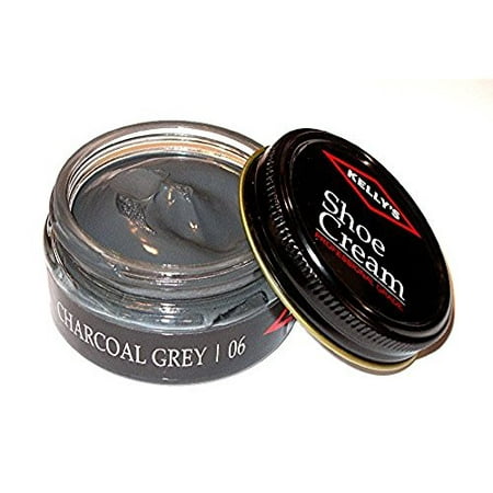 Made in USA Kelly's Shoe Cream Leather Polish many colors available. Charcoal