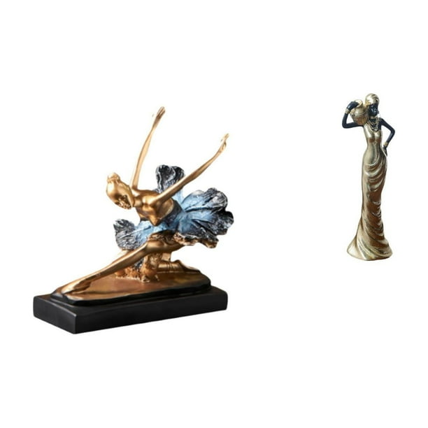 estatua de bailarina de ballet,Estatua de bailarina de ballet,figura de bailarina,Figura de escritorio,Figuritas africanas,artesanías,artículos de escritorio coleccionables,Estatua de dama