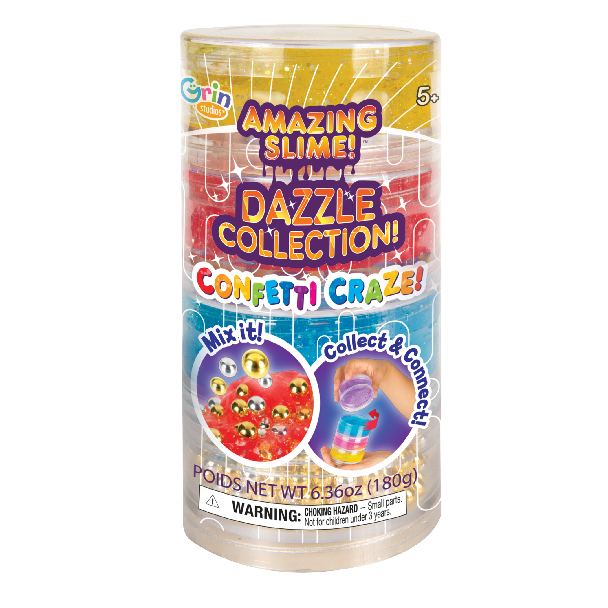 GS DAZZLE SLIME CONFETTI CRAZE 4 ASSORTED