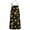Black Yellow Green, variant on Beige Sunflower Cluster Pattern Apron-Garden Aprons for Women with Pockets-Cotton Linen Waterproof Kitchen Cooking Gardening Aprons Adjustable for Kitchen,Cooking,BBQ and Salon 33x27 Inch