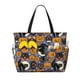 thumbnail image 1 of Fotbe Spooky Cats And Halloween Pumpkins Bolsa de Viaje para Playa - Resistente al Agua, Bolsa Tote de Gran Capacidad y Ligera con 7 Bolsillos para Mujeres y Hombres, 1 of 7