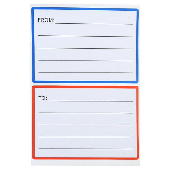 Necvior 50/100/240 Sheets from/to Address Mailing Labels Mail Shipping Label Mail Address Label Stickers for Package