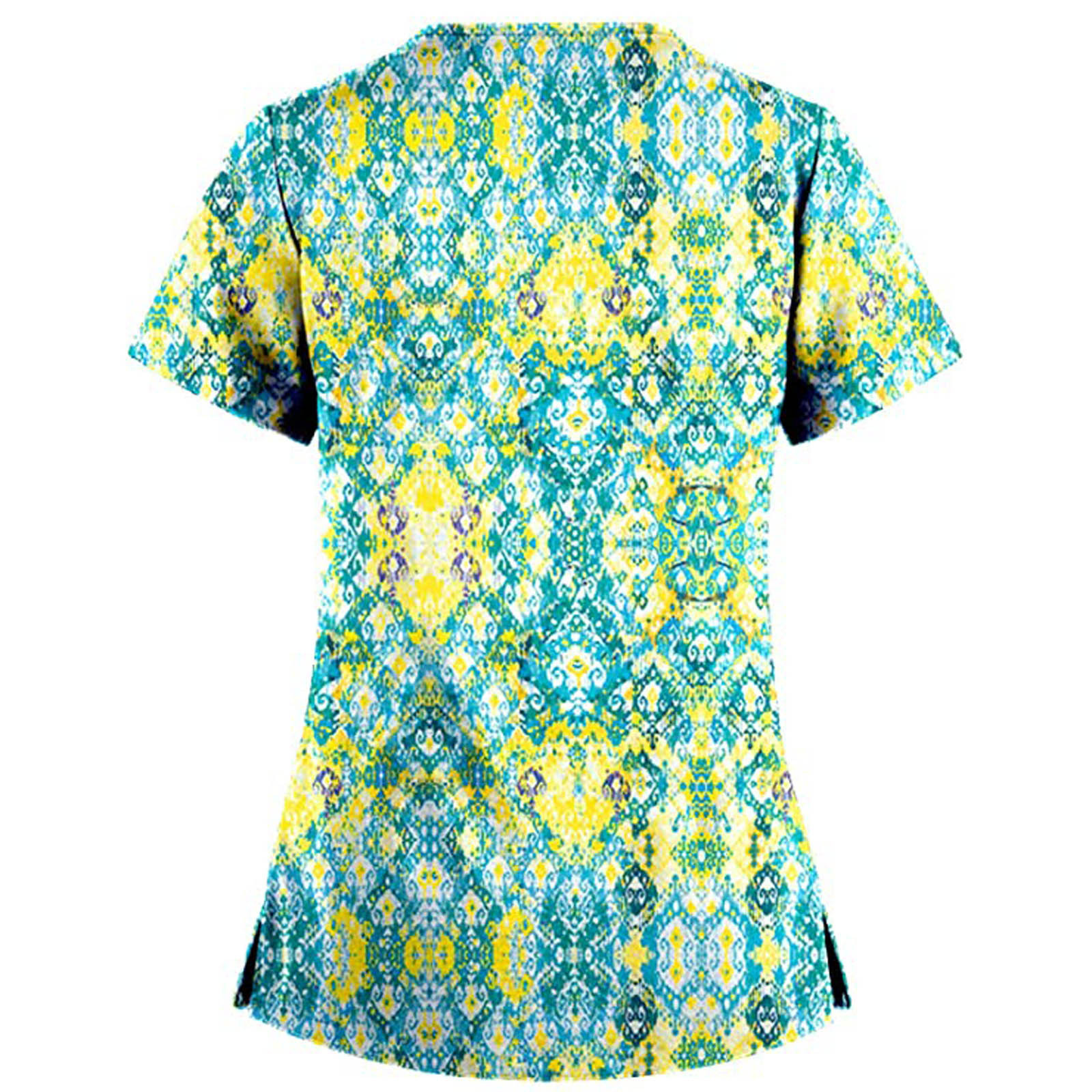 HAPIMO Women's Fashion Shirts Butterfly Print Tops V-Neck T-shirt Short ...
