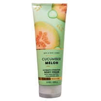 Bath & Body Works Cucumber Melon Ultimate Hydrating Body Cream with Hyaluronic Acid, 8 oz