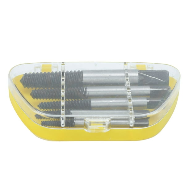 Extractor de tornillos, 5 piezas, extractor de tornillos dañados, herramientas de hardware fabricadas con cuidado