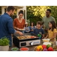thumbnail image 6 of Flame King FlatTop Tabletop Portable Propane Cast Iron Grill Griddle for Outdoor Cooking, 6 of 14