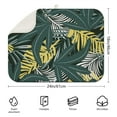 thumbnail image 2 of 2pcs Aloha Tropical Plant Heat Resistant Mat Super Absorbent Microfiber Kitchen Mat Multipurpose & Compact, 2 of 4