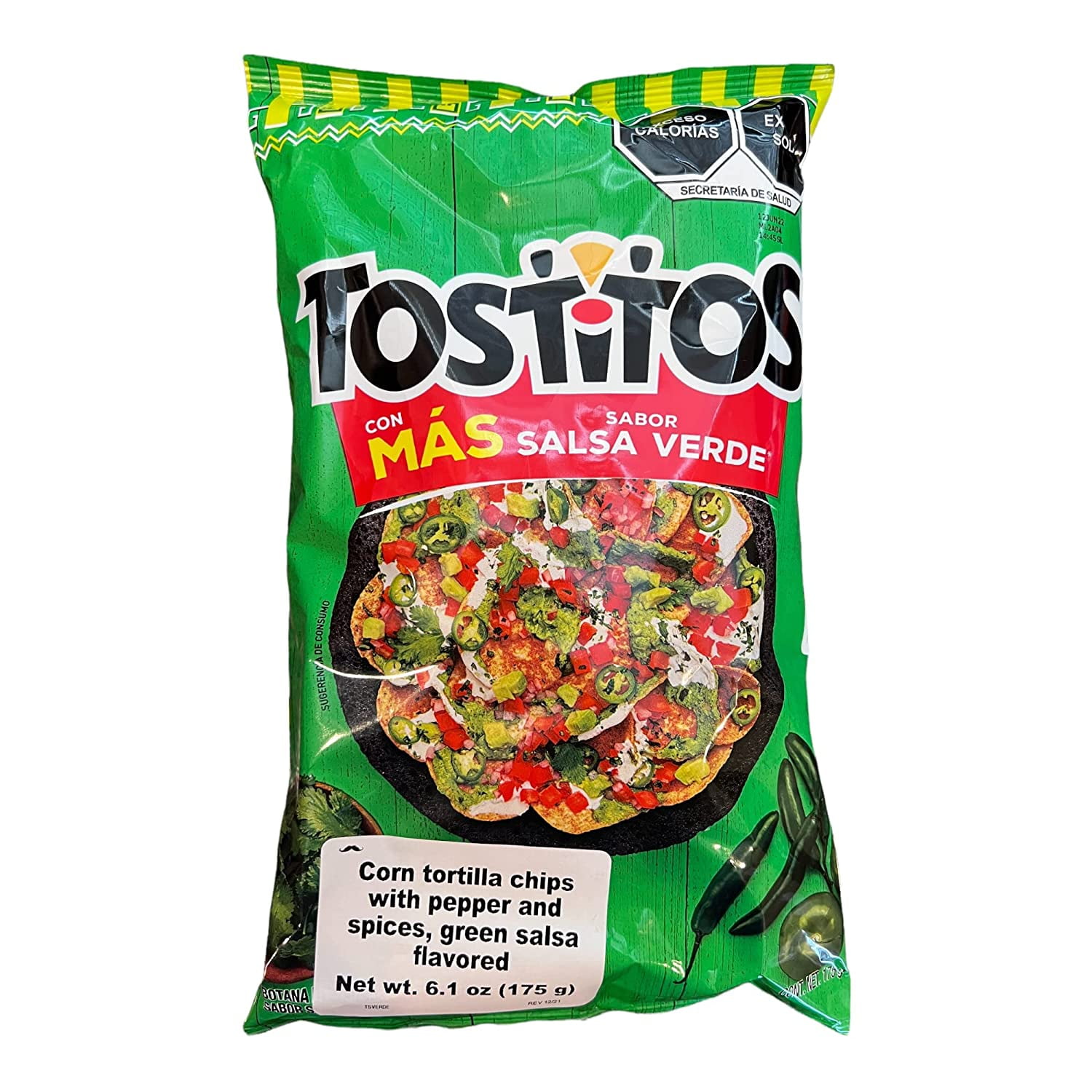Sabritas Tostitos Salsa Verde (3 Pack) 6.1 oz
