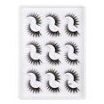 thumbnail image 4 of 9 Pairs False Eyelashes Fake Lashes Long Makeup 3D Mink Lashes Eyelash Extension Mink Eyelashes For Beauty, 4 of 4
