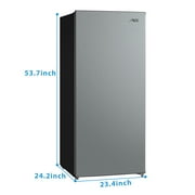 Arctic King 7.1 Cu ft Upright Convertible Freezer/Refrigerator, Stainless Steel