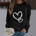 thumbnail image 2 of Kaemgyyd Womens Crew Neck Sweatshirts Casual Loose Long Sleeve Tops Fashion Lightweight Print Pullover, 2 of 4