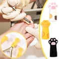 thumbnail image 2 of Cuticle Nipper Cover Silicone Cuticle Nail Protector Cat Paw Shape Protective Cases for Small Scissors and Tweezers, 2 of 8