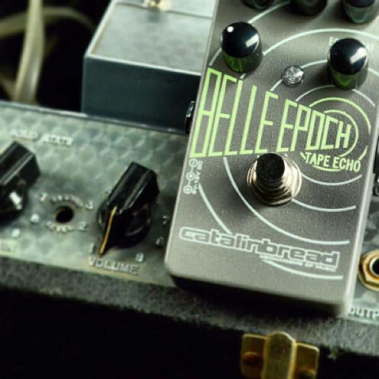 Catalinbread Belle Epoch Black and Silver Guitar Effects Pedal