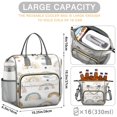 thumbnail image 5 of Large Cooler Bag Insulated Bags for Office Employee,Leakproof Lunch Box with MultiPockets for Adult,Insulated Lunch Box for Beach,Picnic,Work,Rainbow Cartoon, 5 of 7