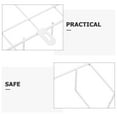thumbnail image 3 of BESTYASH Iron Ceiling Light Cover Exit Sign Light Protective Guard White Enhanced Aesthetics Commercial Use 1Pcs, 3 of 8