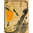 thumbnail image 2 of Toulouse-Lautrec, Henri de 25x32 Gold Ornate Wood Framed with Double Matting Museum Art Print Titled - Jane Avril, 2 of 4