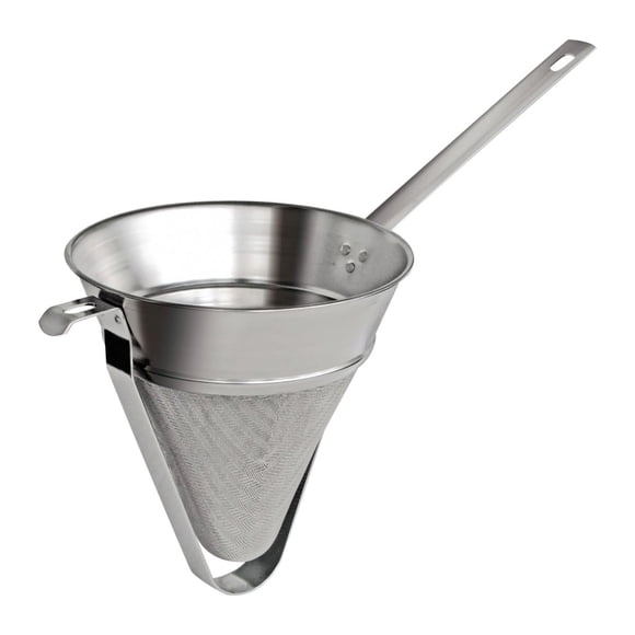 GOBEL Fine Mesh Strainer – 8" Diameter – Stainless Steel – Reinforced Frame with Hook