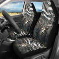 thumbnail image 2 of Yuyamidu Deer Car Seat Covers Set for Front Only Camo Hunting Auto Seat Cover for Cars Saddle Blanket, Auto Interior Accessories Fit Most Vehicle, Cars, Sedan, 2 of 7
